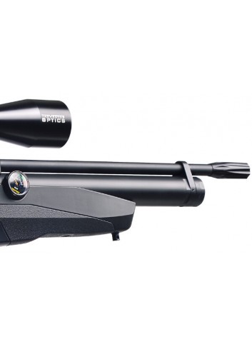 Carabina PCP Reximex Accura calibre 5,50 mm. Sintética Negro. 24